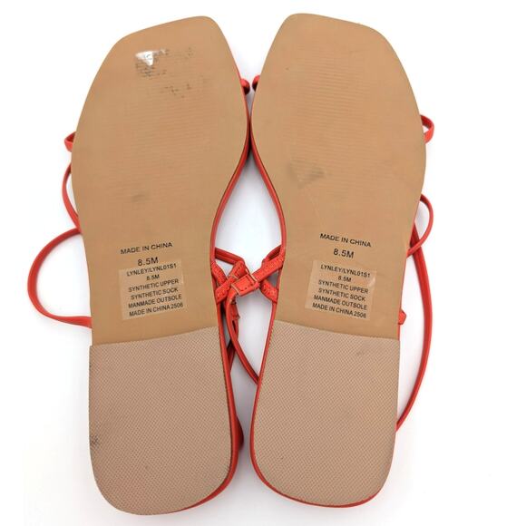 Steve Madden Lynley Women's Slingback Sandals Square Toe Orange Size US8.5M - Picture 8 of 12